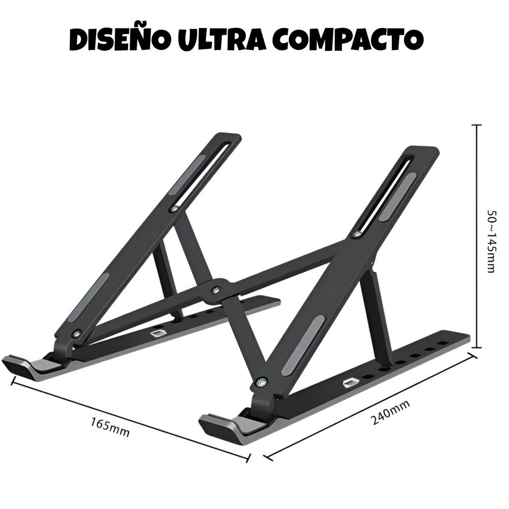 Soporte Para Notebooks Y Macbooks Retractil De Aluminio image number 3.0