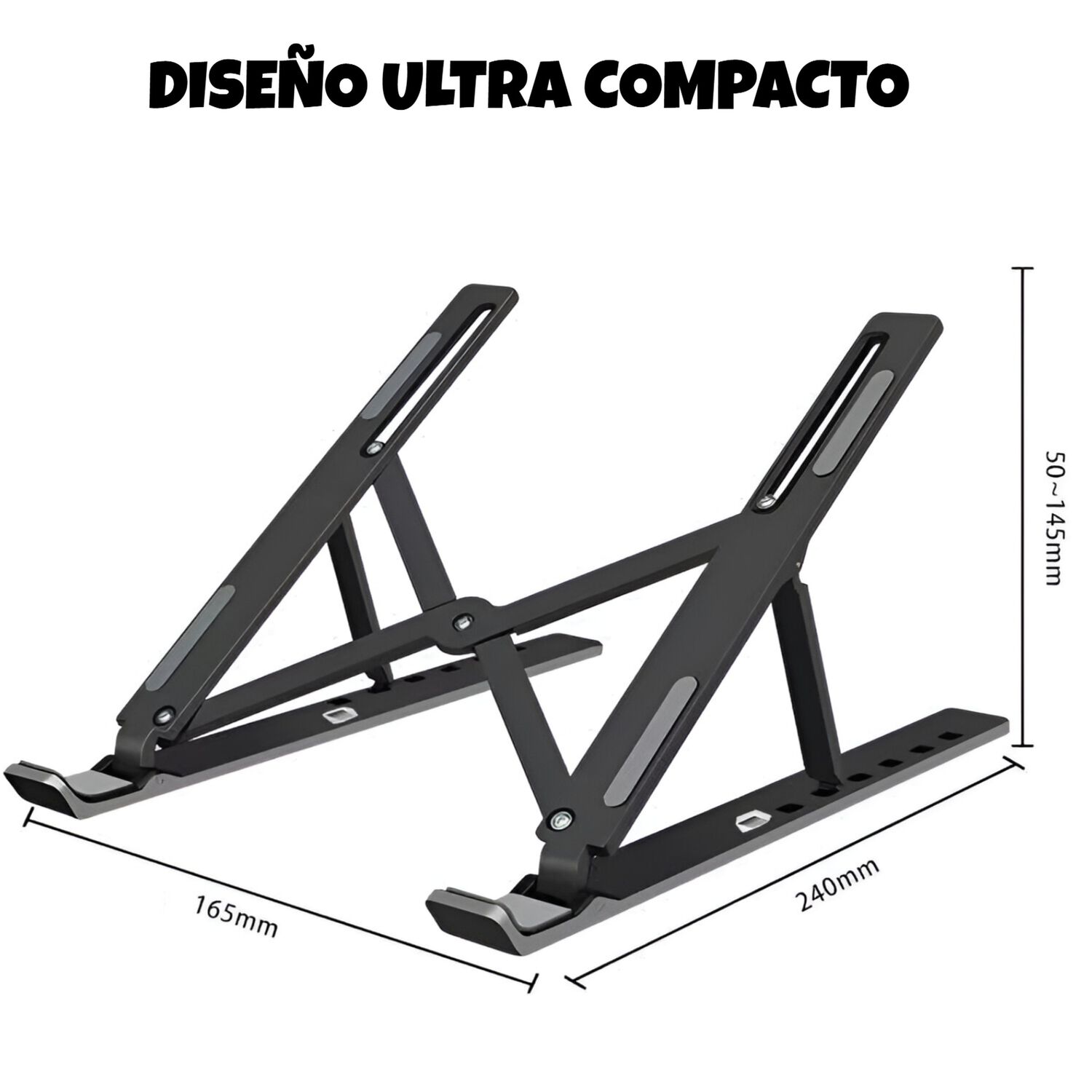 Soporte Para Notebooks Y Macbooks Retractil De Aluminio image number 3.0