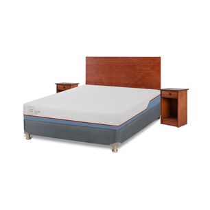 Cama Americana Cic Excellence Plus / 2 Plazas / Base Normal + Set De Maderas