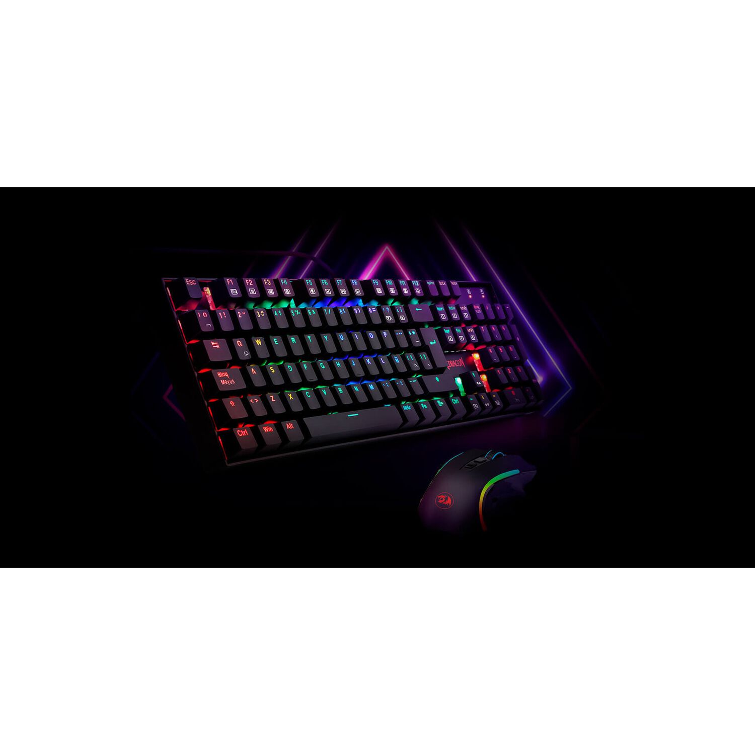 Kit Gamer Redragon Teclado Mec&aacute;nico Mitra + Mouse Griffin image number 5.0