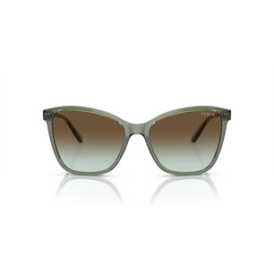 Lentes De Sol Verde Transparente Degradado Vogue Eyewear