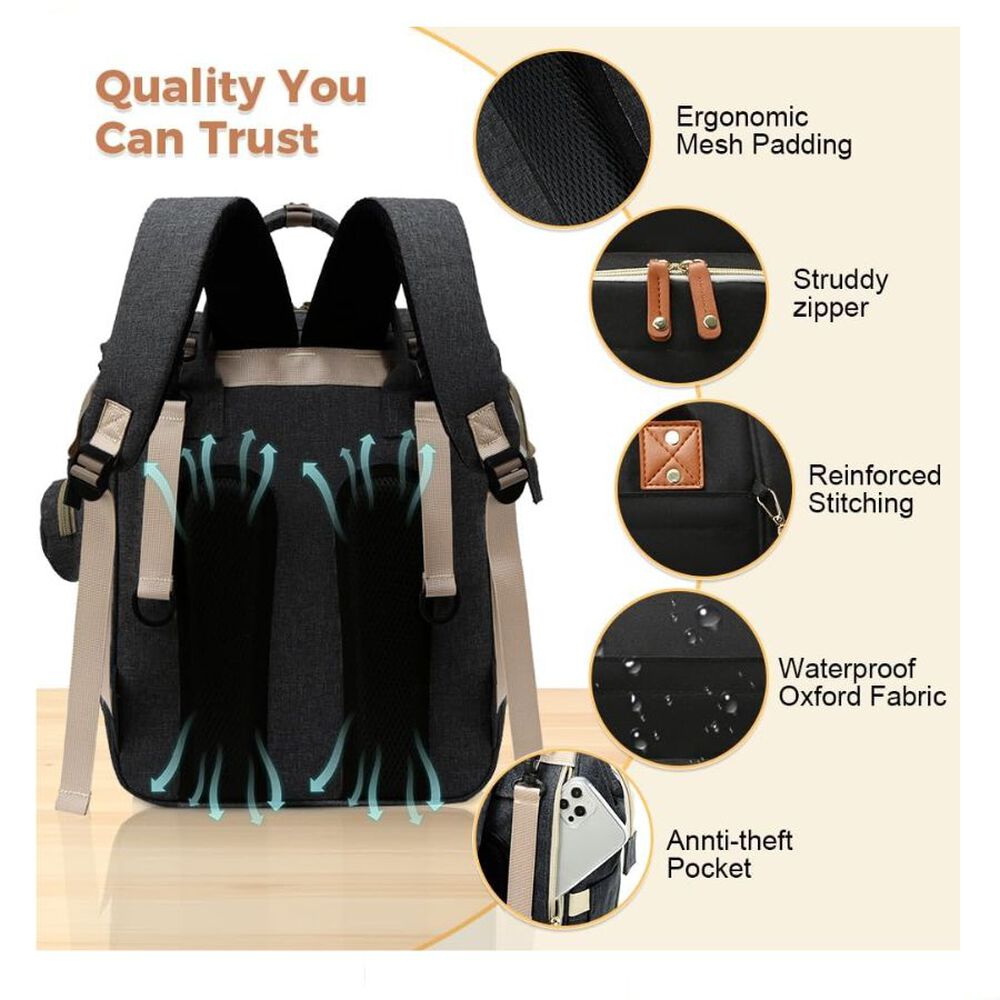 Pa&ntilde;alera Cambiador Para Beb&eacute;s Multifuncional image number 2.0