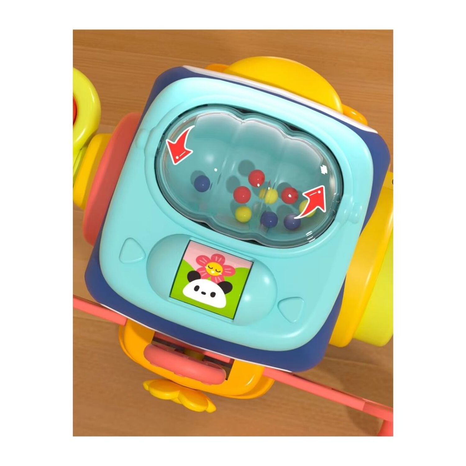 Cubo Sensorial Interactivo Montessori Para Bebe image number 5.0