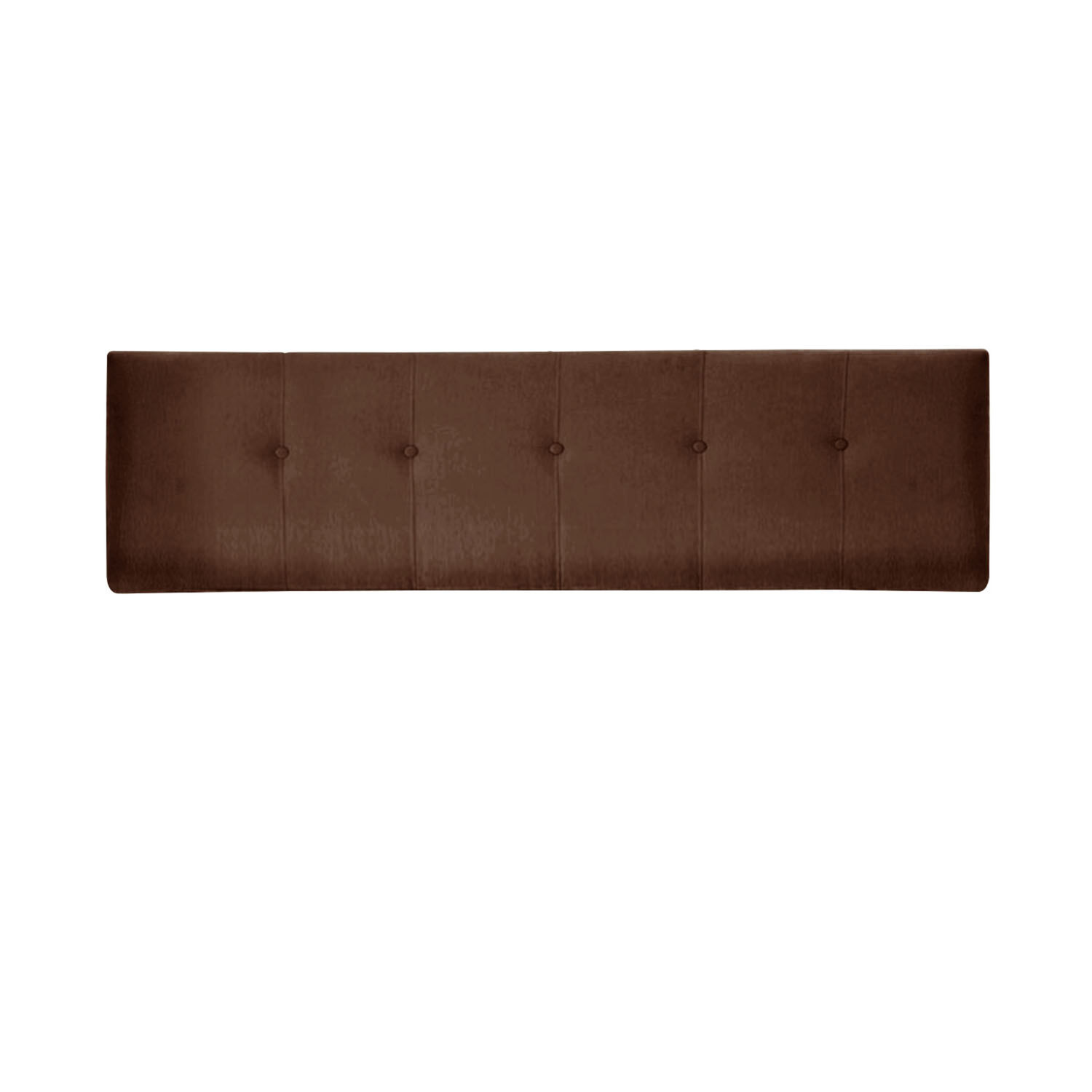 Respaldo Best Tela Velvet Chocolate 2 Plazas image number 0.0