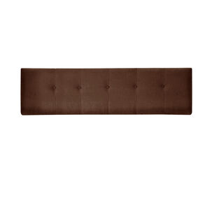 Respaldo Best Tela Velvet Chocolate 2 Plazas