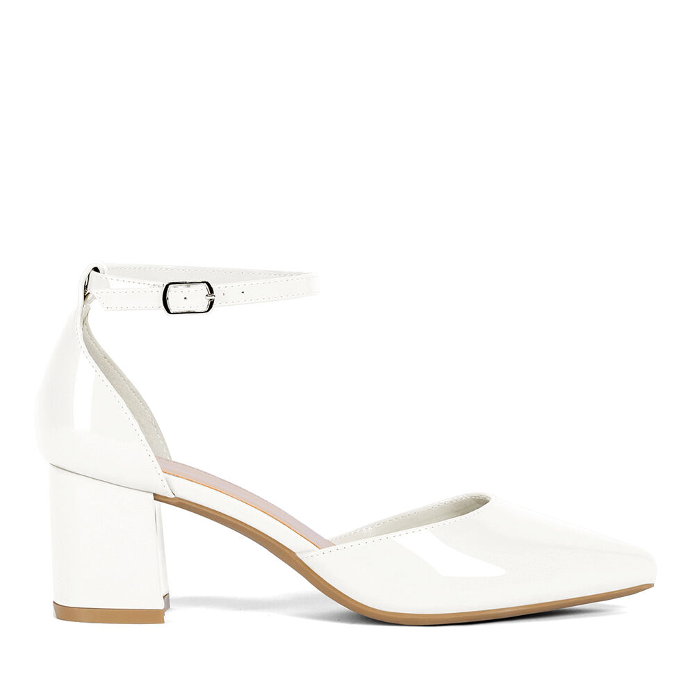 Zapato Taco Alto Blanco Fiesta Mujer Weide Gh63 image number 0.0