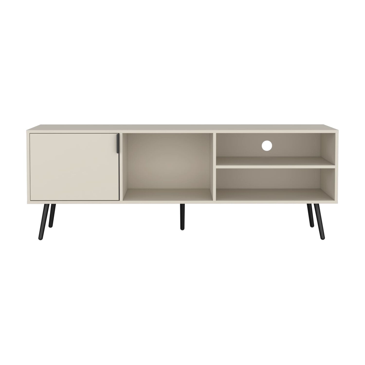 Rack Tv 65" Con 1 Puerta Abatible 58x160x40 Cm image number 3.0
