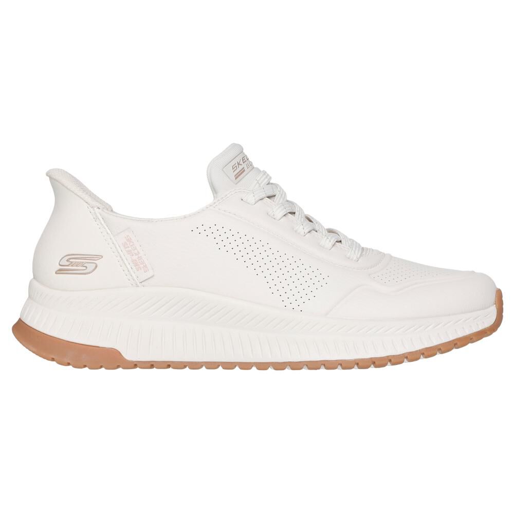 Zapatilla Urbana Mujer Skechers Bobs Squad 4-key Look Wht image number 0.0