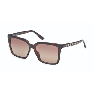 Lentes De Sol Havana Oscuro Polarizados Guess