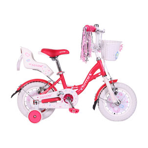 Bicicleta Totem Infantil Aro 12 Pretty Girl Color Fucsia