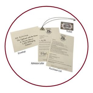 Pack Carta De Admisi&oacute;n Hp Harry