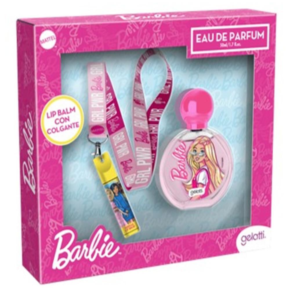 Set De Perfumer&iacute;a Barbie Gelatti / 50 Ml + Lip Balm + Lanyard image number 0.0