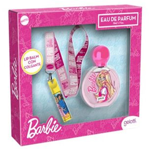 Set De Perfumer&iacute;a Barbie Gelatti / 50 Ml + Lip Balm + Lanyard