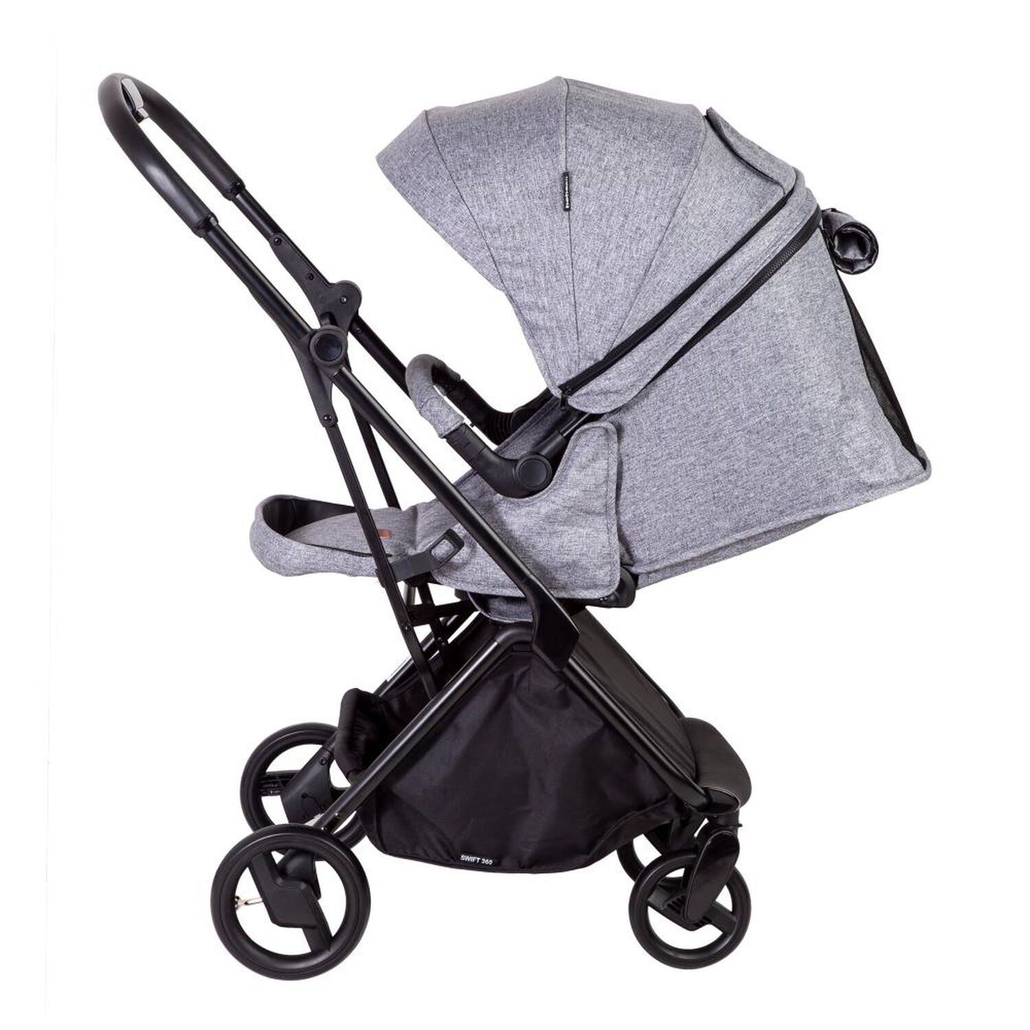 Coche Cuna Travel System Bebesit Swift 360 Gris image number 5.0