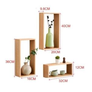 Set 3 Repisas Estantes Flotantes Rectangulares Decorativos