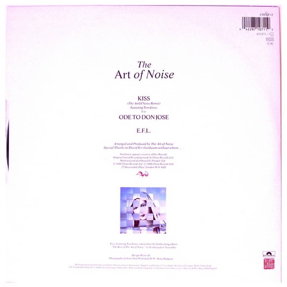 Art Of Noise Ft. Tom Jones - Kiss | 12" Maxi Single Usado image number 1.0