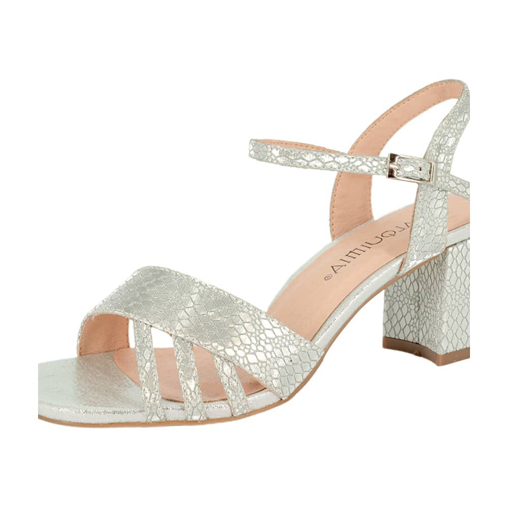 Sandalia De Vestir Heid Plateado Alquimia image number 3.0