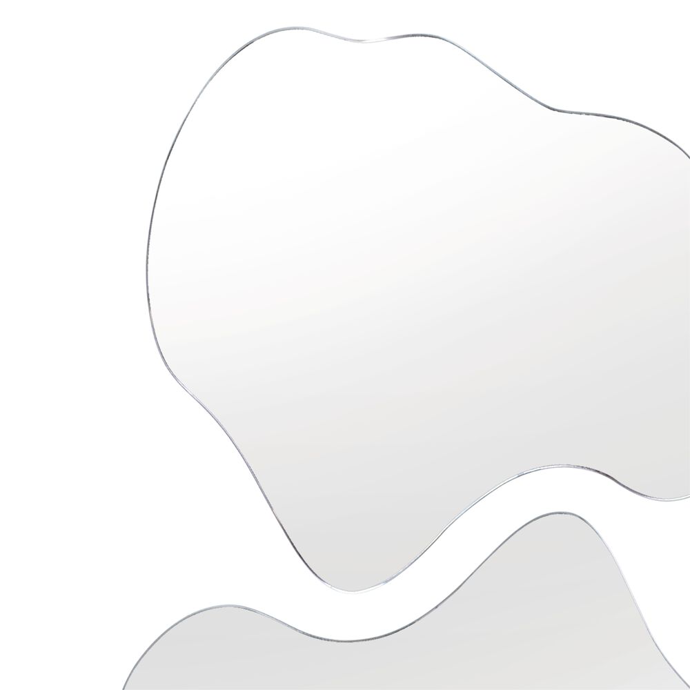 Set X2 Espejos 35x60x1,9 Cm Forma Irregular image number 8.0