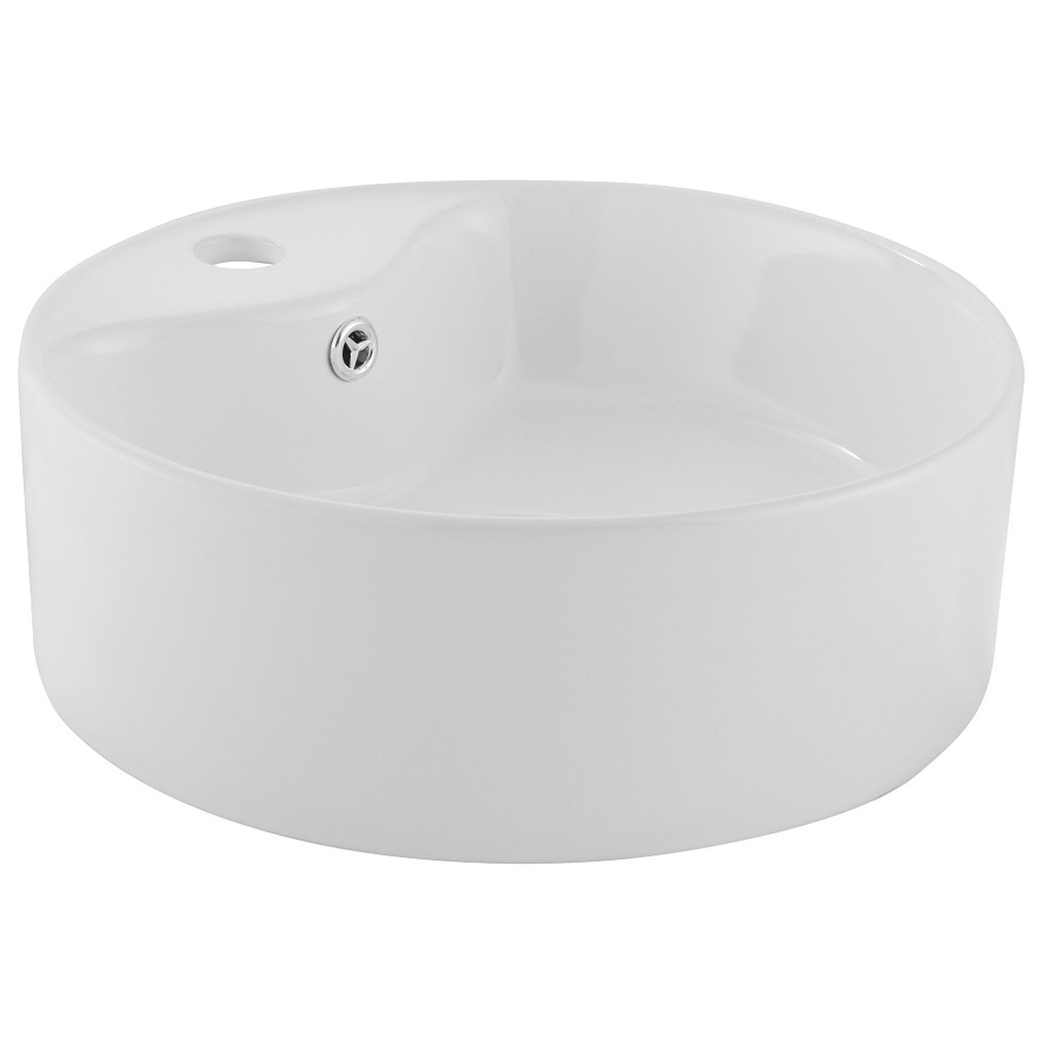 Lavamanos Sobreponer Domsa Slc8011 Blanco 41x41x14 Cm image number 1.0