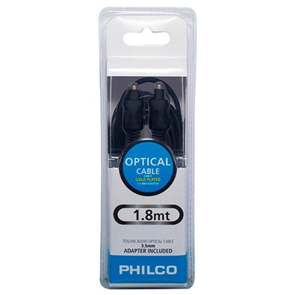 Cable Optico Philco Gold Plated 1.8mt - Crazygames image number 0.0