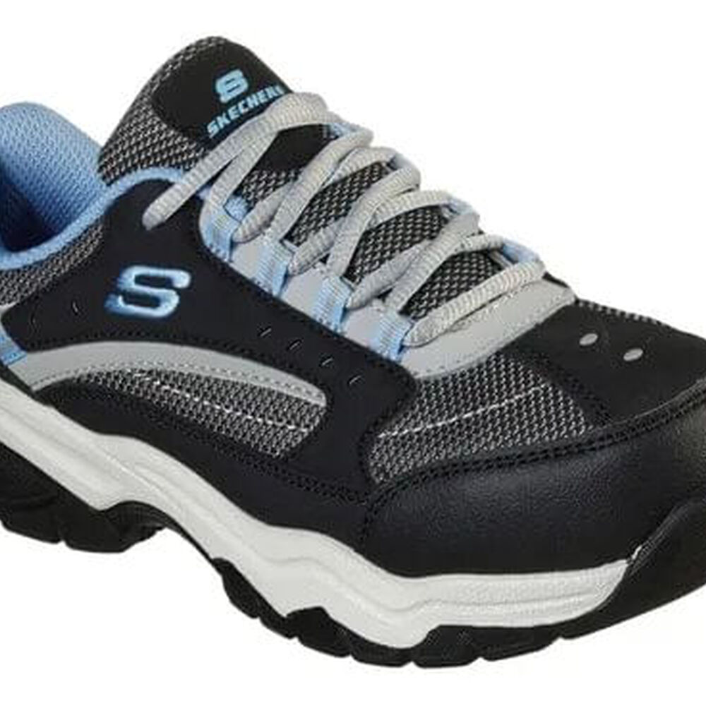 Zapatilla Seguridad Skechers Biscoe Celeste image number 1.0