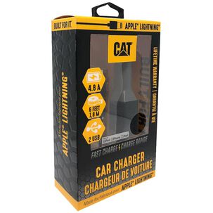 Cargador Para Auto Cat Doble Apple Lightning 4.8a