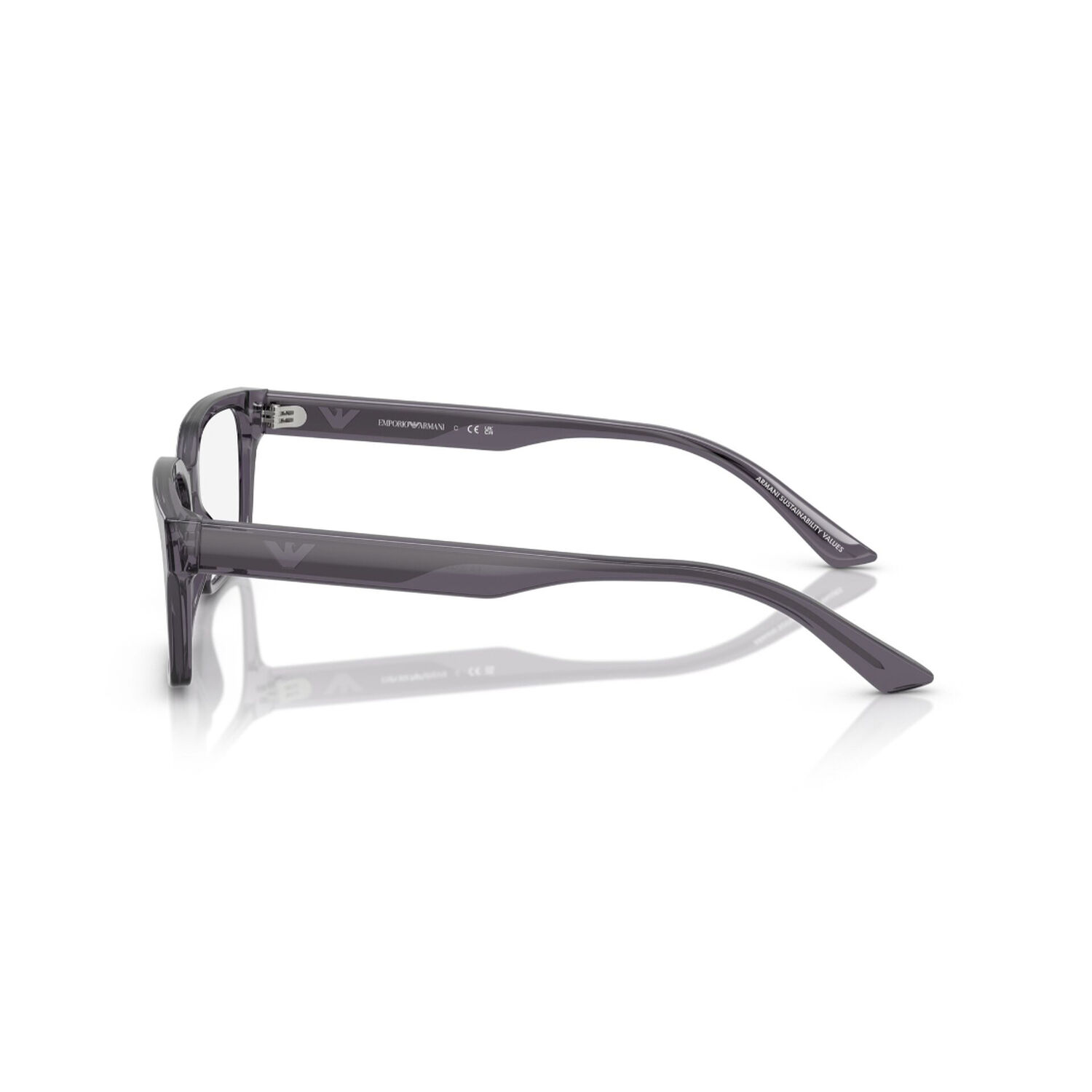 Lentes &Oacute;pticos Gris Emporio Armani image number 2.0