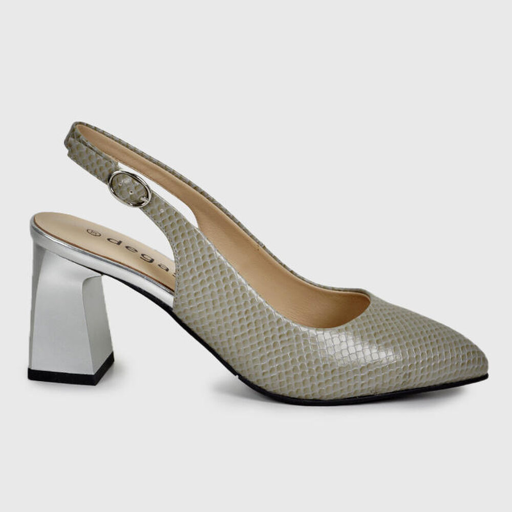 Zapato Cuero Glannis Gris image number 2.0