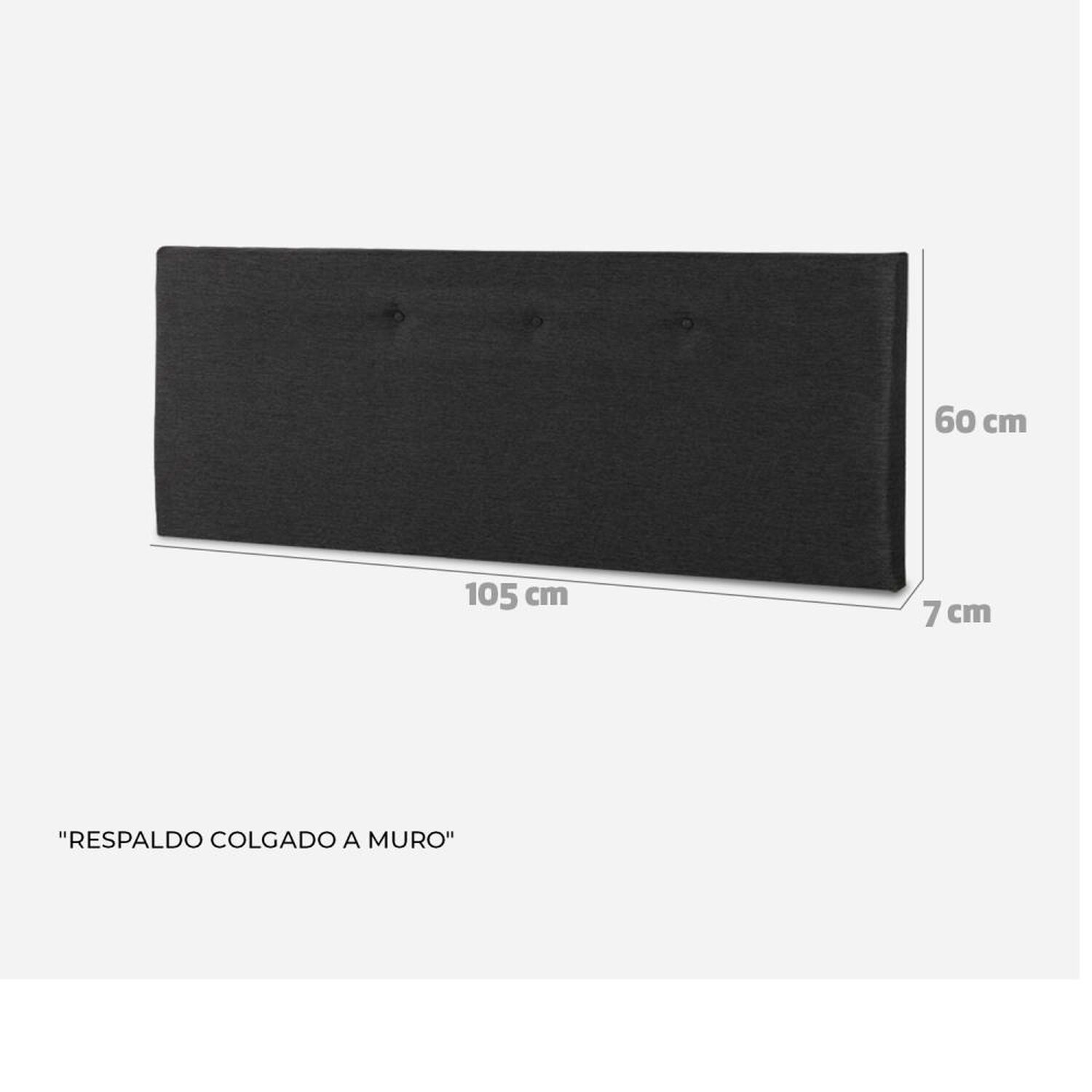 Cama Americana Cic Excellence Plus / 1.5 Plazas / Base Normal + Respaldo image number 8.0