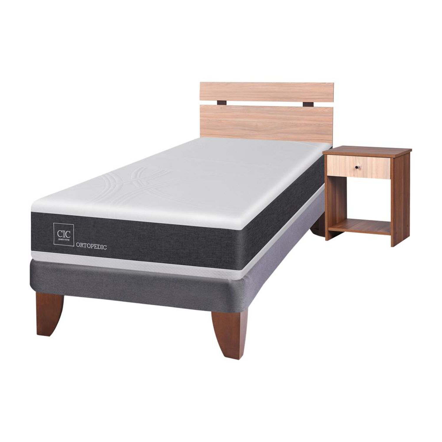 Cama Europea Cic Europea Ortopedic / 1.5 Plazas / Base Normal image number 1.0