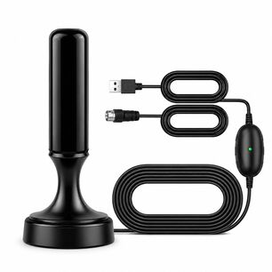 Antena De Tv Digital Amplificada 5mt 4k Ultra Hd / Fhd Tl590