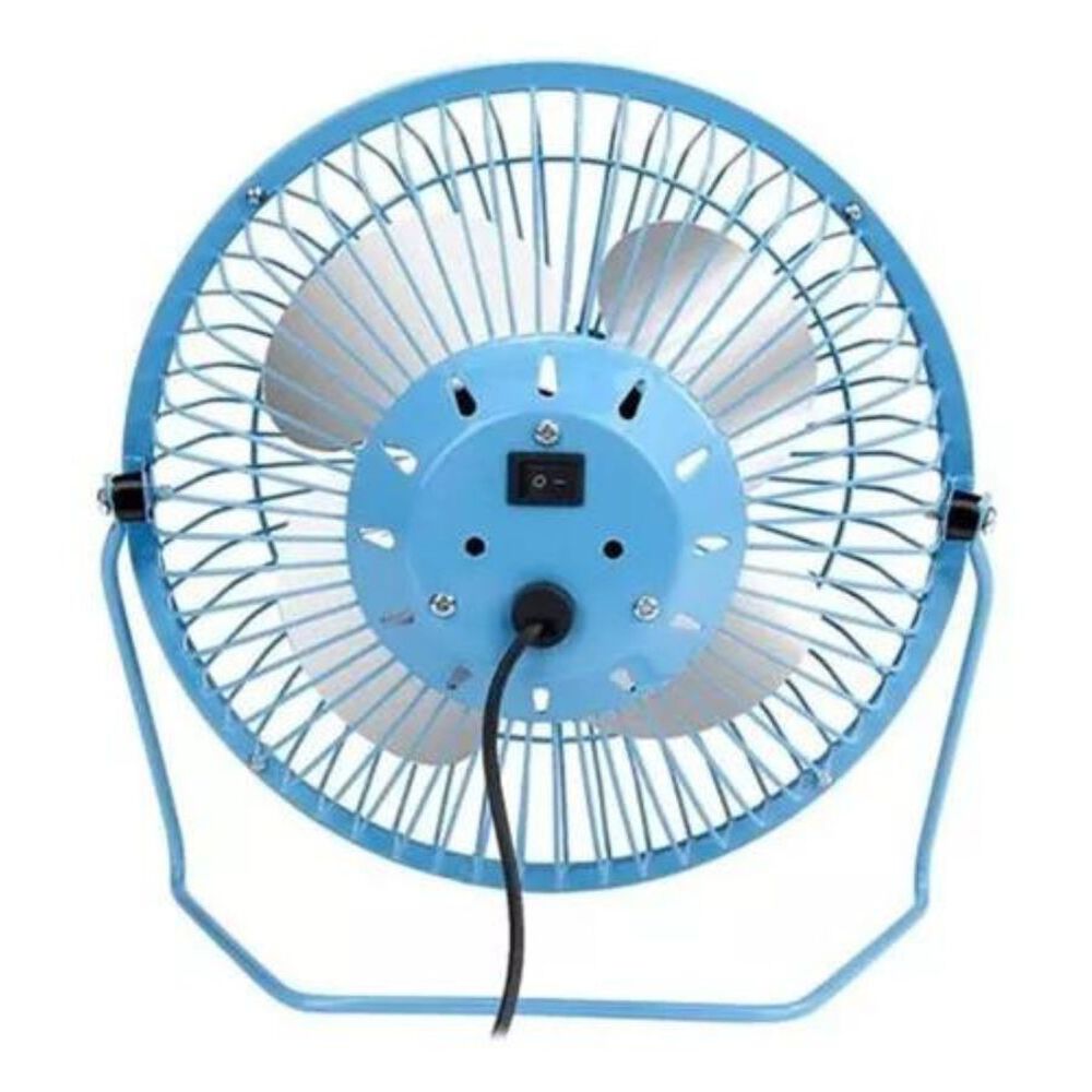 Mini Ventilador Usb Metálico Portátil Potente Y Silencioso image number 1.0