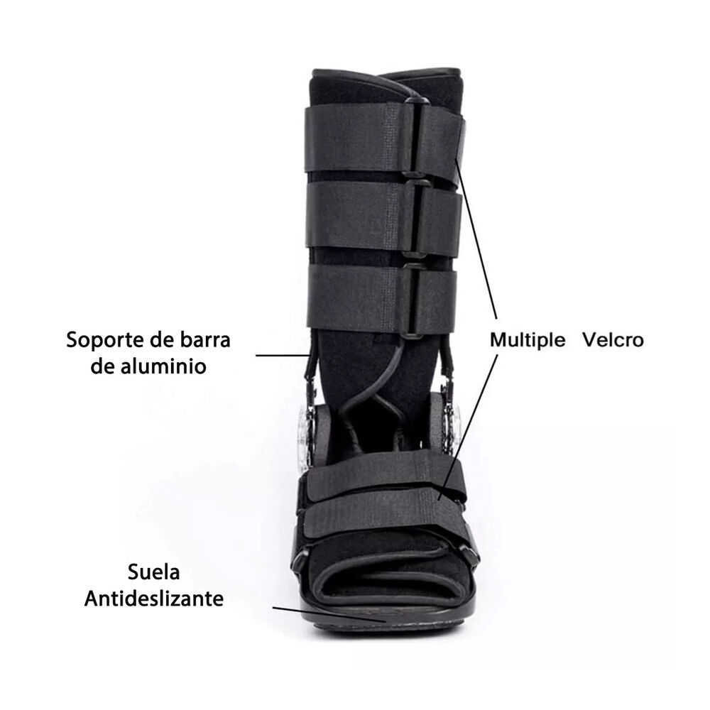 Bota Ortopedica Mecanismo Rom Angulo Regulable Negra Oneder image number 2.0