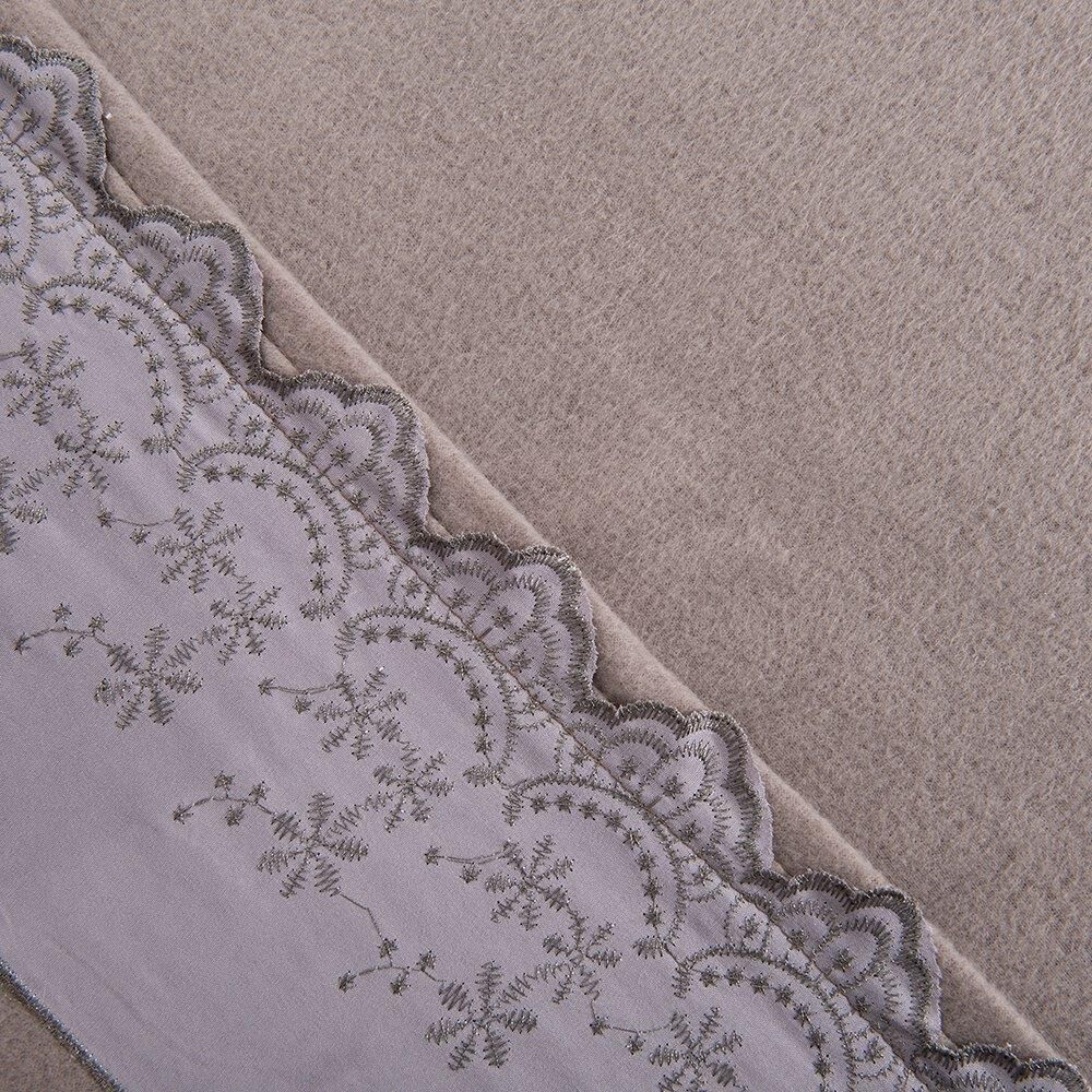 Sabana Polar Lisa Broderie 1.5 Plazas Taupe image number 2.0