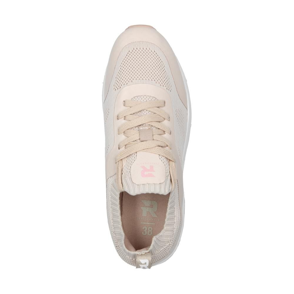 Zapatilla Urbana Mujer Rolly Go Beige image number 4.0
