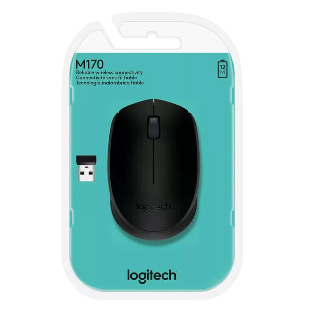 Mouse Inalambrico Usb Pequeño Oficina M170 Rosado image number 3.0
