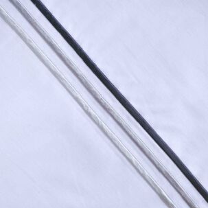 Sabana Bordada 144 Hilos Mashini Super King Line Gris