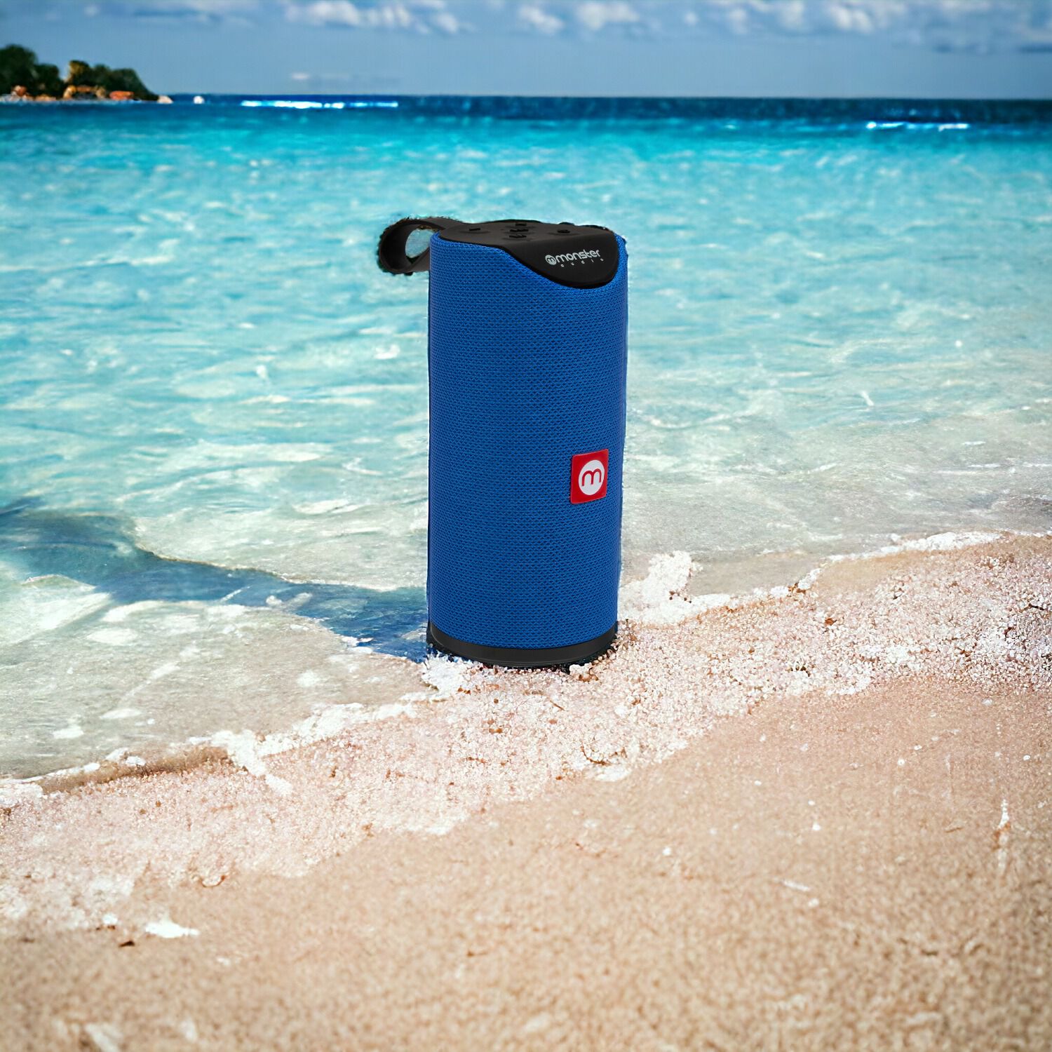 Parlante Port&aacute;til Bluetooth Waterproof Monster P450 Azul image number 3.0