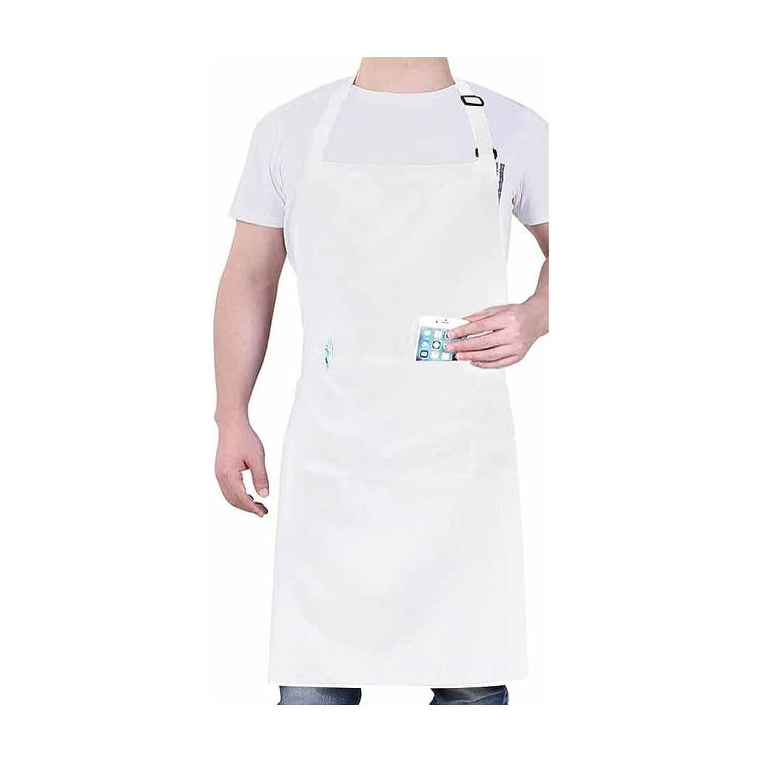 Pack X 4 Pecheras Blancas Chef Cocina image number 0.0