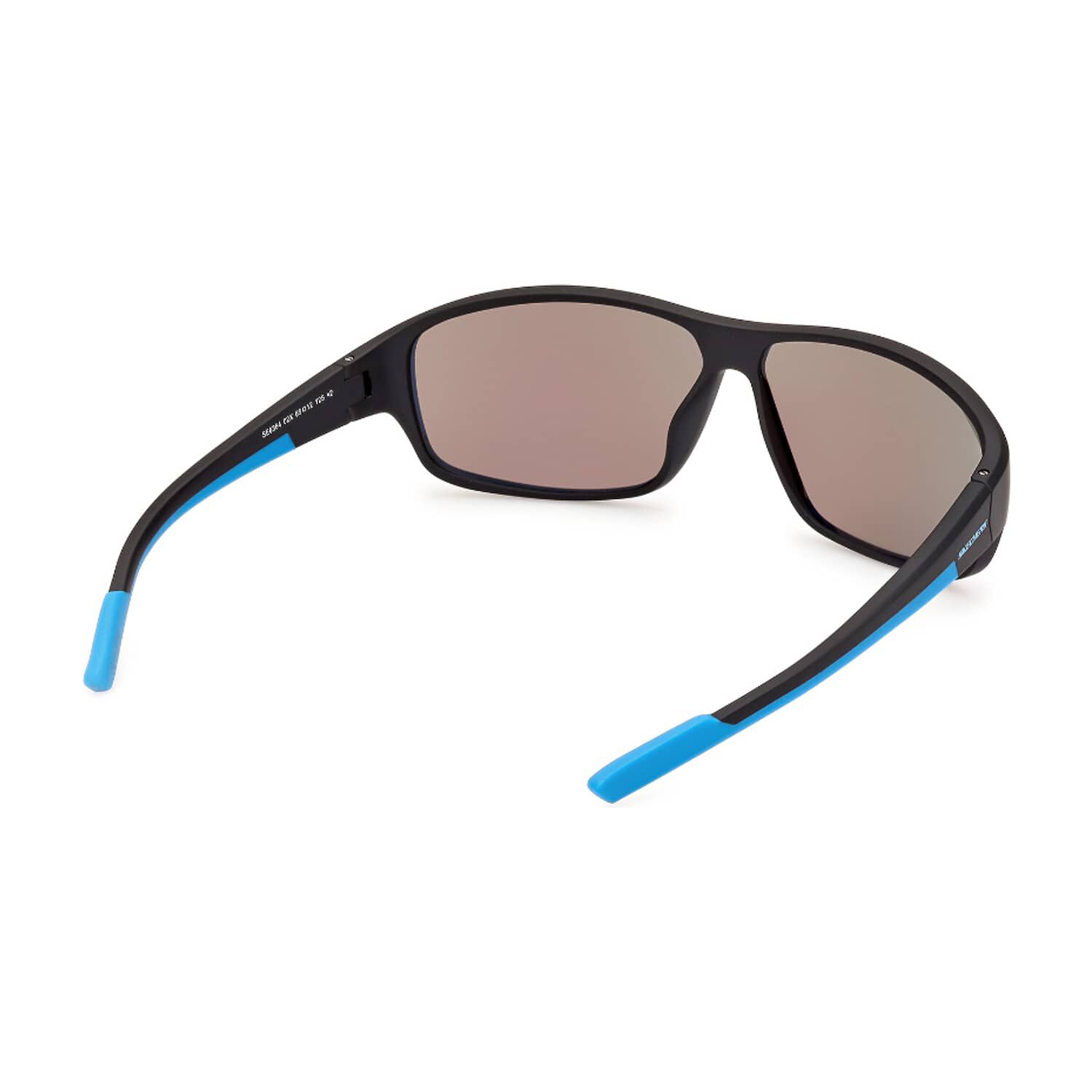 Lentes De Sol Negro Mate Espejados Skechers image number 5.0