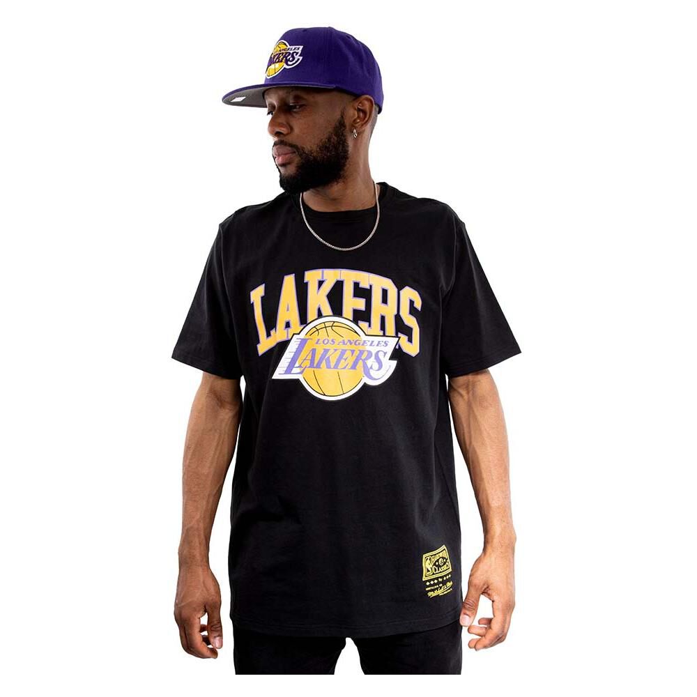 Polera Deportiva Cuello Redondo Hombre L.a. Lakers Mitchell And Ness image number 0.0
