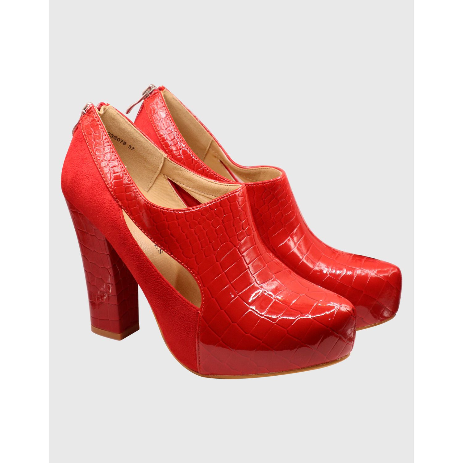 Zapato Taco Who Rojo image number 1.0