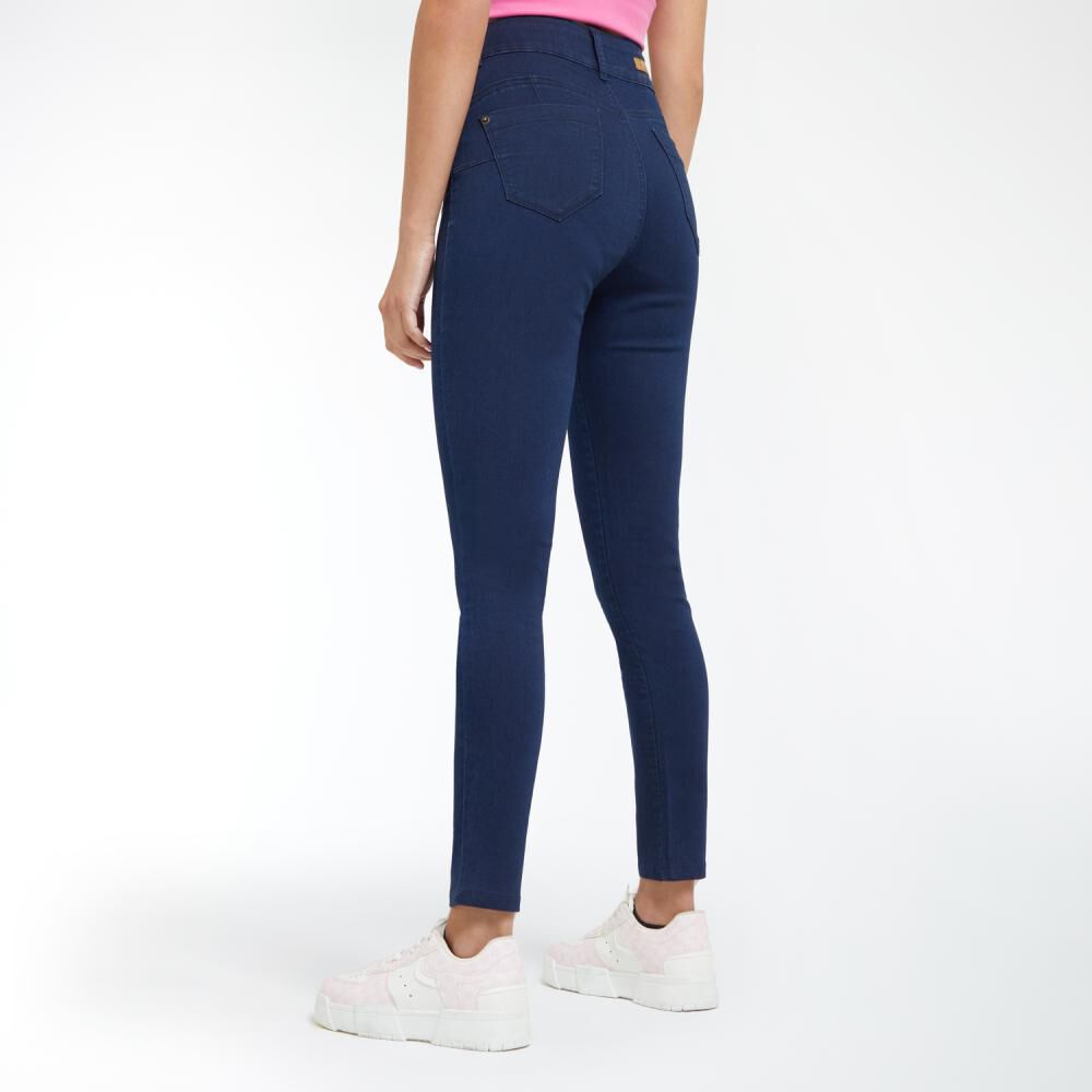Jeans Tiro Alto Super Skinny Push Up Mujer Freedom image number 3.0
