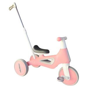 Triciclo Infantil Multifuncional 5 En 1 Con Pedales Rosado