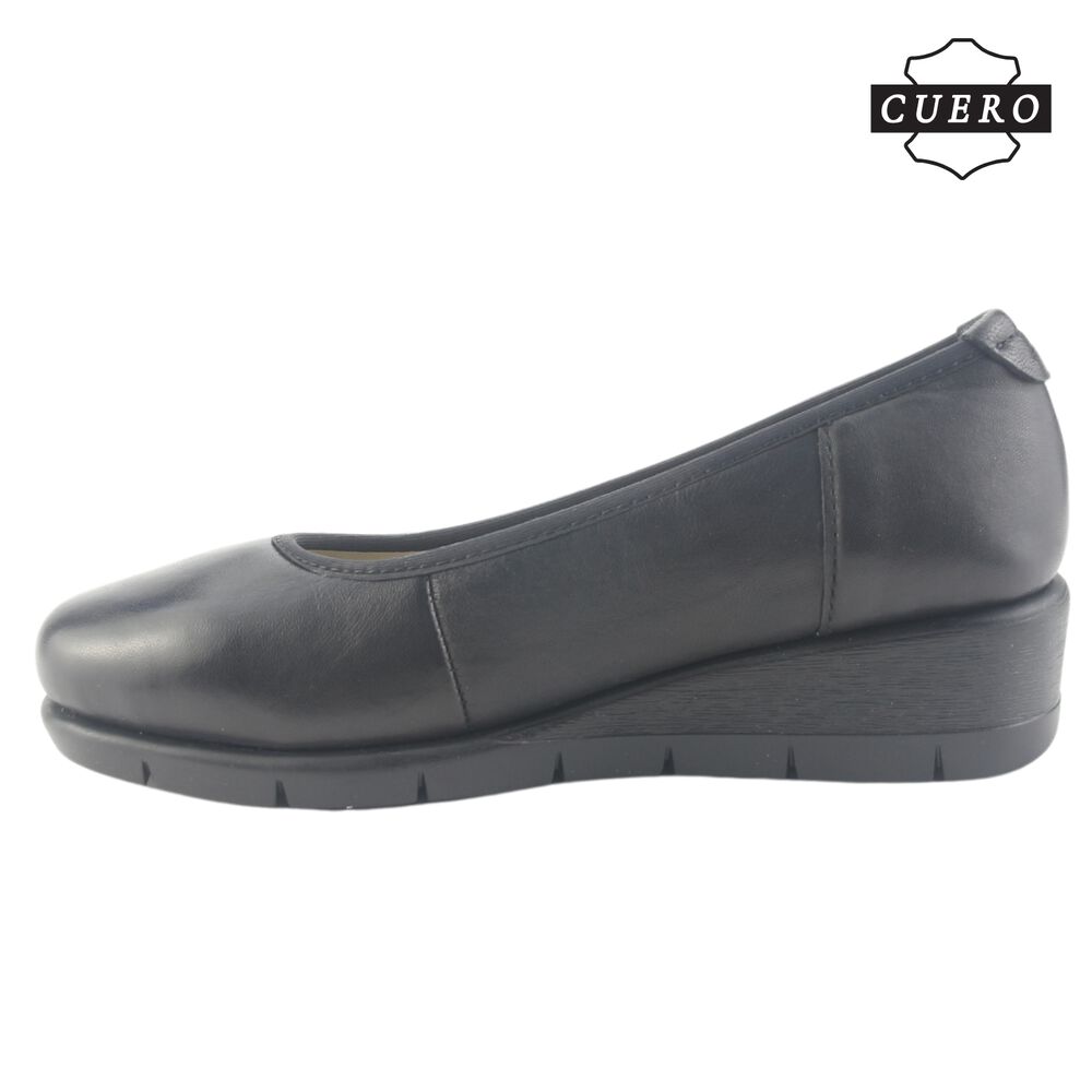 Zapato De Cuero Chalada Mujer Calafate-4 Negro Casual image number 2.0