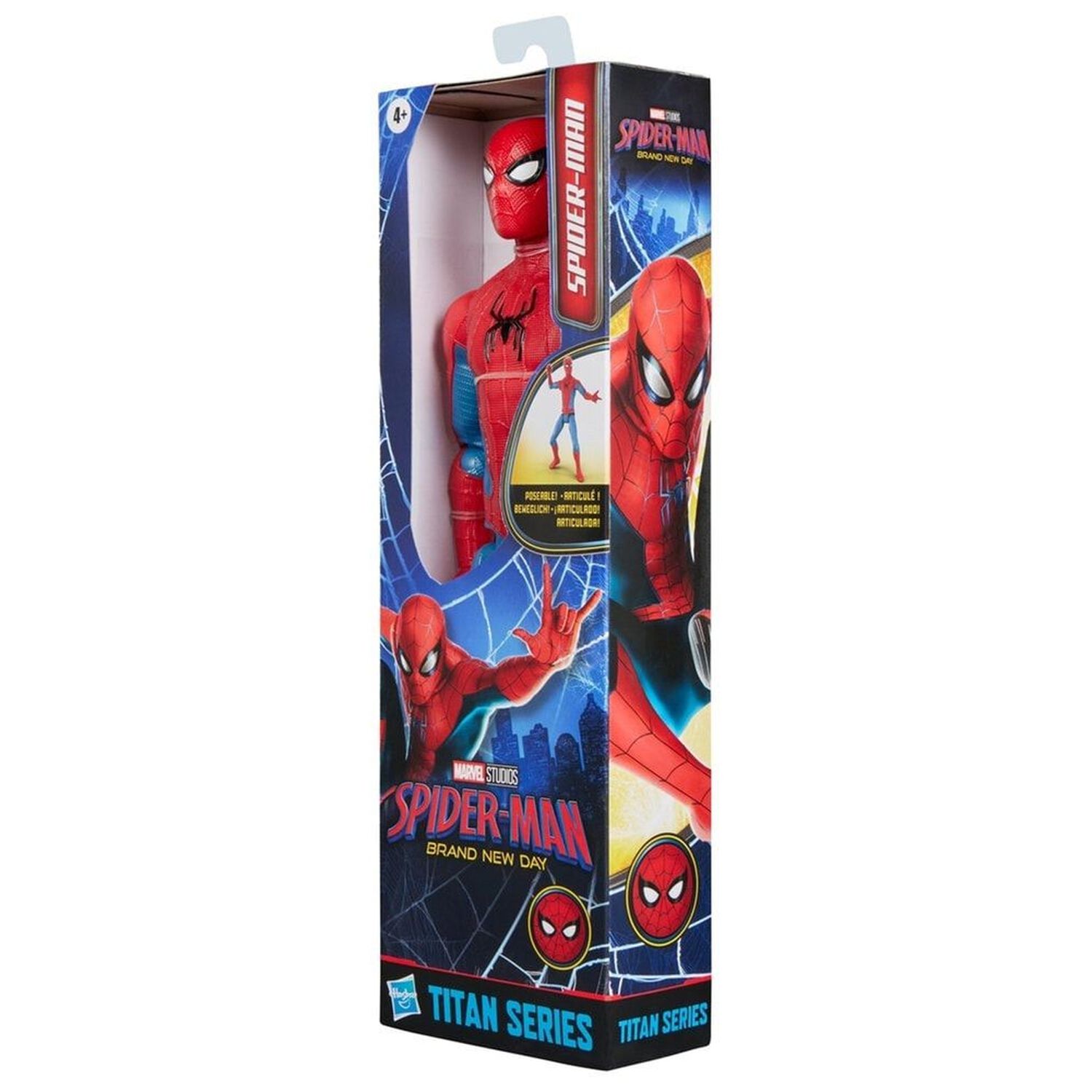 Figura E Acci&oacute;n Spider Man Marvel Titan image number 5.0