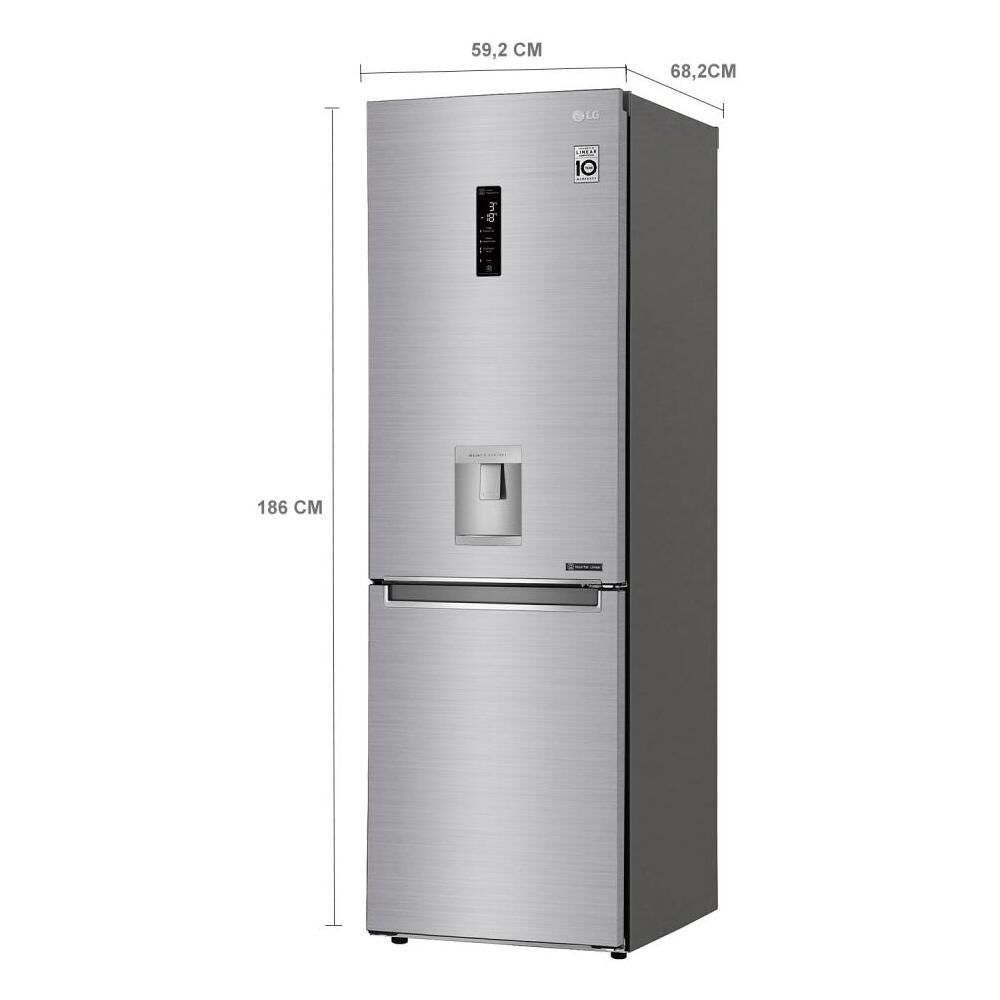 Refrigerador Bottom Freezer LG GB37SPP / No Frost / 336 Litros / A++ image number 2.0