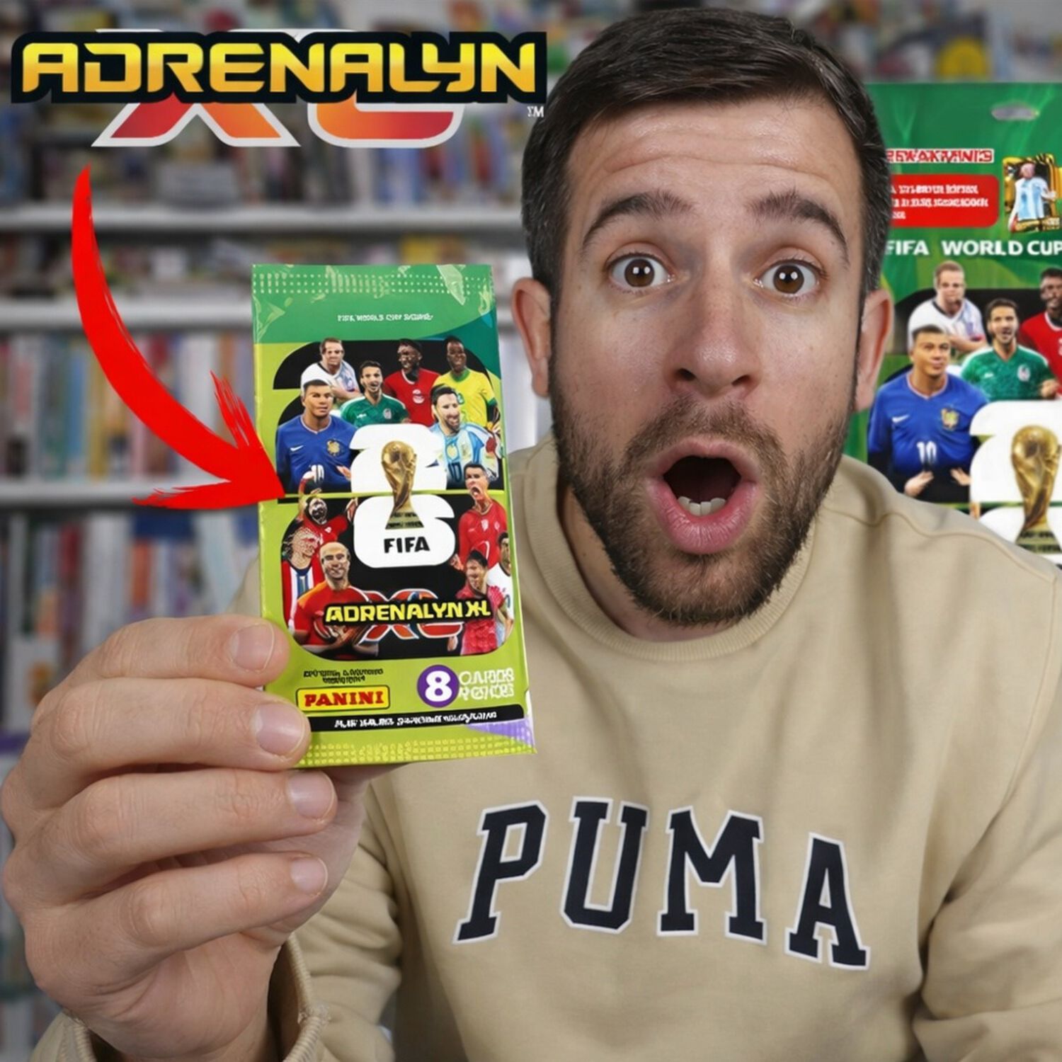 Pack 4 Sobres Copa Mundial Fifa 2026 Panini Deluxe Adrenalyn image number 2.0