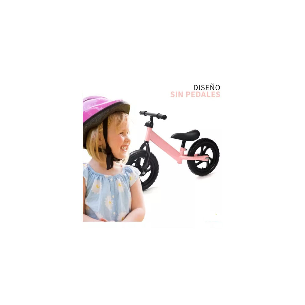 Bicicleta De Equilibrio Aprendizaje Ni&ntilde;o Rosada image number 2.0