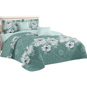 Cobertor Quilt De Verano Cubrecama King Colcha 250x270cm Gs